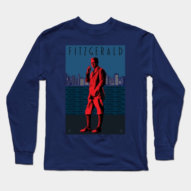 Francis Scott Fitzgerald - Tender is the Night Long Sleeve T-Shirt by Exile Kings 